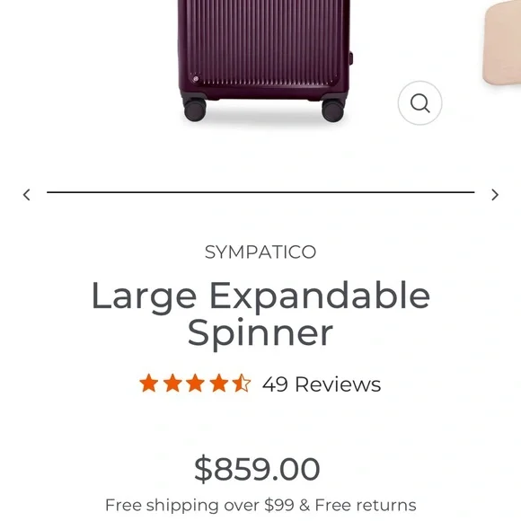 Briggs & Riley Burgundy Suitcase - Picture 8 of 10